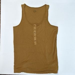 JCrew Size Medium 5 Button Tank Top